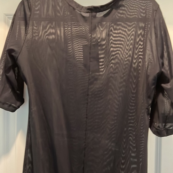 BLACK MESH DRESS - Picture 2 of 5